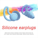 Silicone Ear Plugs Sound Insulation Anti Noise Sleeping Earplugs (Blue) Newly