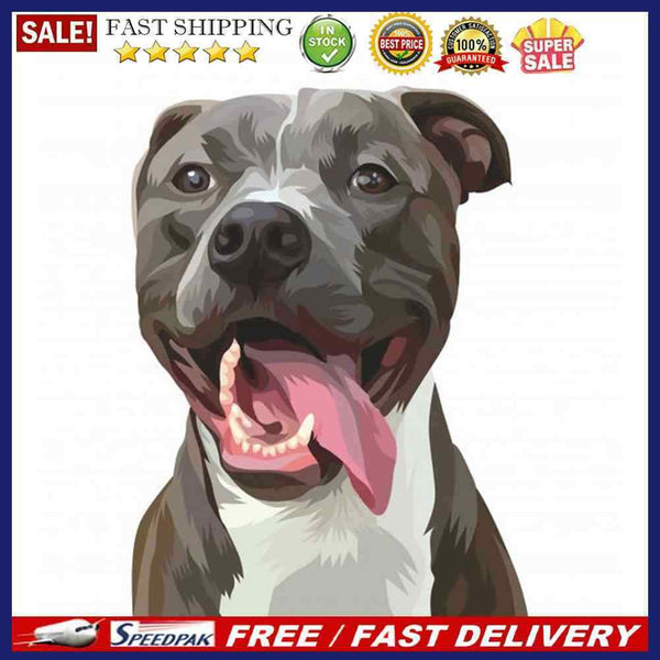 Acrylic Handmade Painting By Numbers Animals DIY Frameless Painting On Canvas
