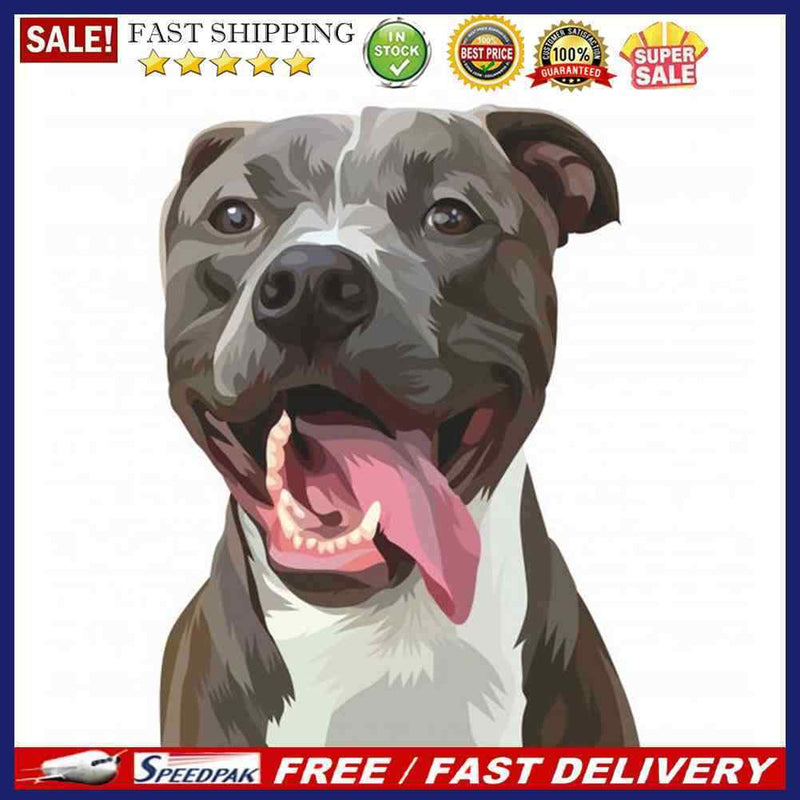 Acrylic Handmade Painting By Numbers Animals DIY Frameless Painting On Canvas