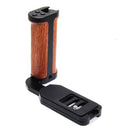 1x Side Wooden Handle, Left L Plate Quick Change Plate Accessory For Camera