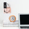 Phone Wall Mounted Holder with Plug Charging Sundries Organizer Box (Pink) Newly