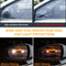 12pcs Anti-glare Car Stickers Waterproof Rearview Mirror Film for Driving Newly