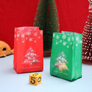 Tree Snowflake Christmas Gift Bag Cookies Bags Shop Loot Candy Package