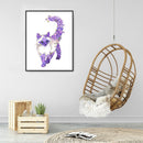 DIY Full Drill Round Diamond Painting Flower Animal Full Drill for Wall Artcr