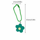 Purse Pendant Cute Color Flower Pendant Key Ring Decorations Plastics Keychain