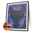Partial Special Shape Drill Diamond Paint Angel Wing Mosaic Rhinestone Pictur
