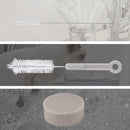 Pet Drinking Water Cup Dispenser Washing Mug Bottle Kit Cleaning Brush Sponge