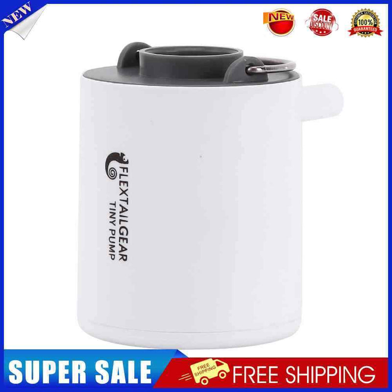 Mini Air Pump 1300mAh Rechargeable Air Pump Quick Inflate Deflate (Grey)
