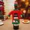 Christmas Wine Bottle Cover Champagne Bottle Decorative Hat Set (Snowman)