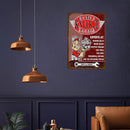 Iron Painting Waterproof Metal Sign Plaque Posters Bar Club Hotel Decoratio