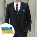 Men Women Ukrainian Flag Medal Symbol Pattern Pin Jewelry Accessories Gifts