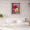 DIY Full Square Drill Diamond Painting Mosaic 5D Flowers Butterflies Kit Artw