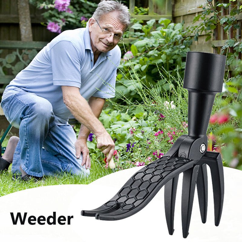 Outdoor Garden Weed Puller Gardening Digging Weeder Head Landscaping Lawn Supply