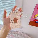 Card Creative Cute Cartoon Protective Case Card Holder Credit ID ID Card Sleeve