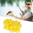 11mm 50X Corn Smell Carp Fishing Bait Soft Silicone Floating B Bait Plastic P3Q1