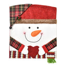 Springlinges 3 Piece Christmas Chair Covers, Santa Claus Cap, Chair Back