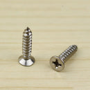 4/10 Set Stainless Steel Hinge Repair Plate w/ Screws for Cabinet Door (B)