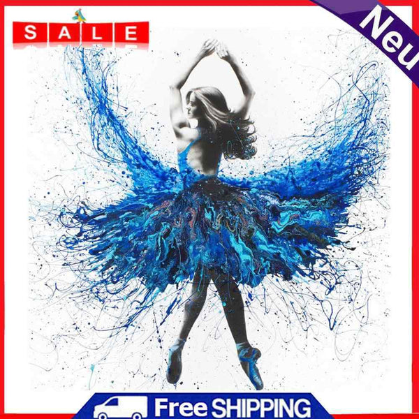 5D DIY Full Drill Diamond Painting Novelty Ballet Dancer Cross Stitch Embroidery