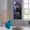 5D Diamond Painting Kit Donkey Head Warrior Full Round Drill Rhinestone DIY Arts