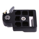 Black Camera 323 Quick Release Adapter with Manfrotto 200PL-14 Compat Plate
