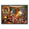 Cotton Thread Full Stamped Santa Claus Gifts Cross Stitch Embroidery Handicraft