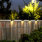 4pcs LED Solar Lamp Outdoor Stair Garden Fence Step Wall Lights (Warm) Newly