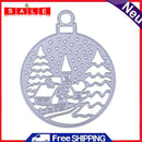 Snow Circle House DIY Metal Stencil Embroidery Craft Punch Mold