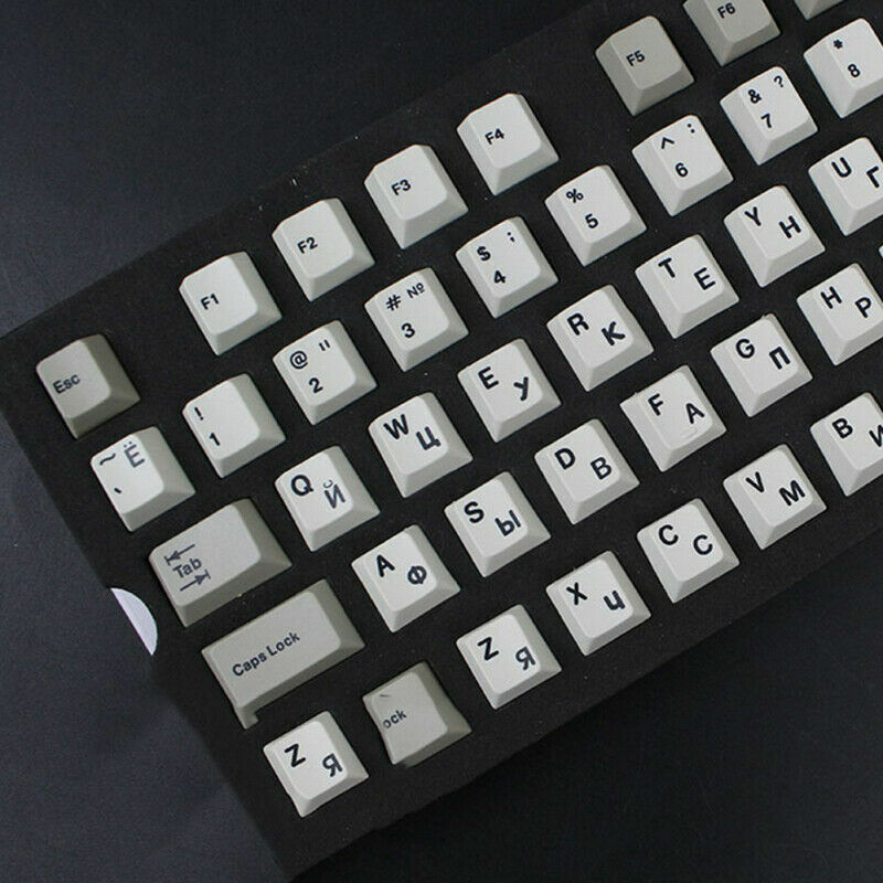 Waterproof Russian Transparent Stickers For PC Laptop Keyboard Hot T8D4