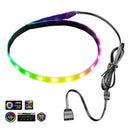 COOLMOON CM-LS40 5V ARGB PC Case LED Light Bar SATA 3PIN Lamps+Controller Newly