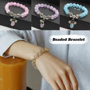Pisces Bell Crystal Bangle Jewelry Ethnic Style Beaded Bracelet Explosion Beads