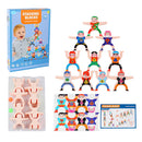 Plastic Stacking Blocks Balancing Game Hercules Stacks of Tall Building Blocks
