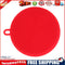 Silicone Dish Bowl Cleaning Brushes Scouring Pad Pot Pan Wash Brushes Red