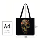 LI Q P R Halloween Shopping Bag, Printed, Casual, Large Capacity,
