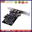 3 Ports 1394A Expansion Card Desktop PCI-E 1X 1x 4Pin 2x 6Pin DV Video Adapter