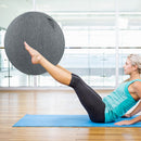 Cotton Linen Yoga Exercise Balance Ball Protective Cover (Navy Blue 65cm) Newly