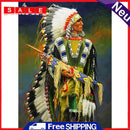 Canvas Picture Craft Full Round Religious Indians Handmade DIY Diamond Painting