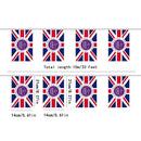 England Flag String Hanging Banners Queen Day String Flags for Decors (03) Newly