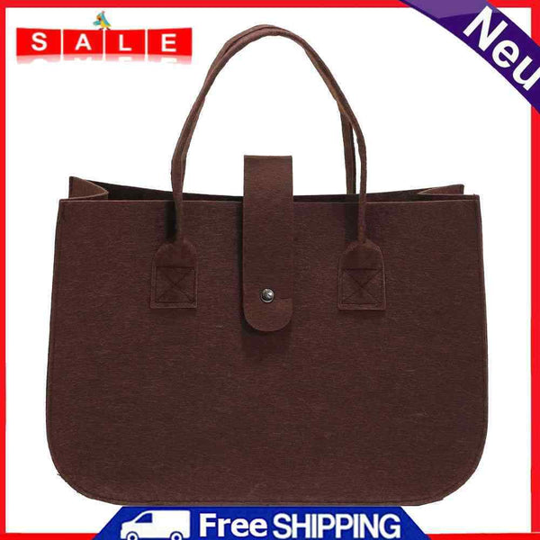 Women's Felt Fabric Handbag multi function Large Capacity Shopping Shoulder Bag