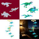 Epoxy Silicone Mold Set Dinosaur Wind Chime Mold Craft Supplies Decor (B)