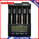 OPUS BT-C3100 V2.2 Portable Smart Battery Charger Four Slots LCD Screen Charger
