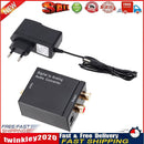 Digital to Analog Audio Converter TOSLINK SPDIF to RCA Audio Adapter (EU) Newly