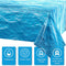 3pcs Ocean Wave Tablecloth Prints Dining Desk Table Cover Beach Picnic Blanket
