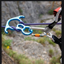 Slow Down Descender Rock Climbing Abseiling Device downhill Device downhill