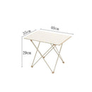 Outdoor Barbecue Picnic Hiking Table Portable Foldable Dinner Desk White