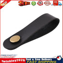 Leather Electric Guitar Strap Button Lock Belt for Bass Ukulele (Black) Newly