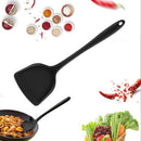 Non-Stick Spatula Silicone Heat-Resistant Turner Shovel Cooking Tool (Black
