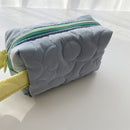 Women Hit Color Cotton Soft Tote Bag Winter Female Luxury Mini Travel Clutch Bag
