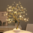 Festival Holiday Decor Light Up Trees Bonsai Tree Light 19.7 Inch Copper Wire