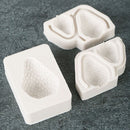 Candy Clay Fondant Cake Decor Strawberry Silicone Mold Cake Mould Baking Tool