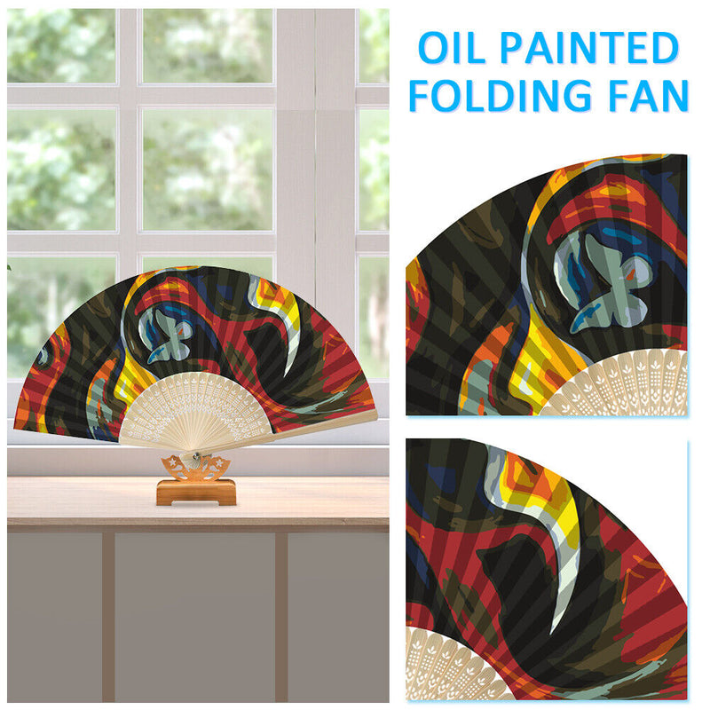 Butterfly Folding Fans DIY Painting By Numbers Fans Art Home Decor for Gifts